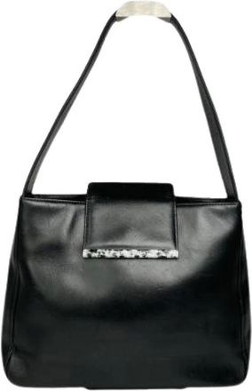 Valentino Pre-owned Shoulder Bags, female, Black, Size: ONE SIZE Pre-owned Vintage Shoulder Bag