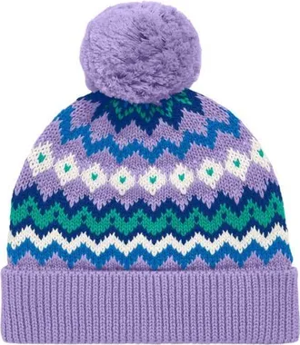 primary Baby Fair Isle Beanie in Iris Fair Isle at Nordstrom, Size 12-24 M