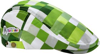 Royal & Awesome Pixel Perfect Golf Caps for Men UK, Funny Flat Cap, Novelty Golf Hat, Flat Caps for Men UK, One Size