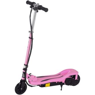 HOMCOM Homcom - Patinete Scooter El&eacute;ctrico Plegable Para Ni&ntilde;os De 7-14 A&ntilde;os M&aacute;x. 50 Kg Con Altura Ajustable Interruptor De Arranque Y Frenos 75x36x82-93 Cm