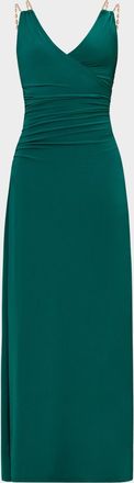 H&eacute;rve L&eacute;ger The Amal Chain-Strap Gown