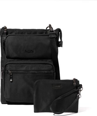 Baggallini Womens Nolita Crossbody Bag with RFID Wristlet