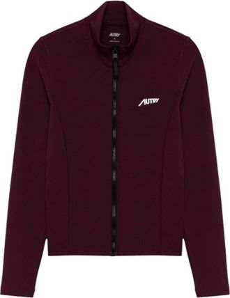 Autry Jersey jack - Dames - Vesten met rits - Rood - S - Hoodies & sweatvesten