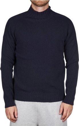 Alpha Studio Lupetto Integrale - - Knitwear - Uomo - Blu - 2XL