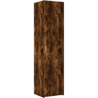 vidaXL Credenza Rovere Fumo 45x42,5x185 cm in Legno Multistrato - Vidaxl