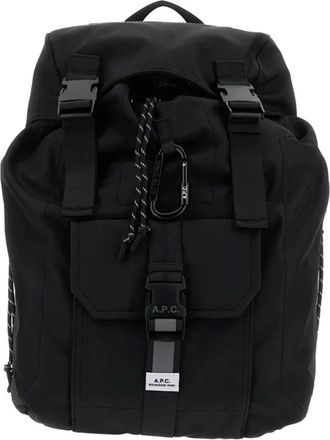 A.P.C. Backpacks - Heren - Rugzakken - Zwart - ONE Size - Tassen