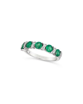 Le Vian 14K 1.25 Ct. Tw. Diamond & Emerald Ring