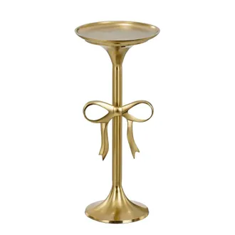 MiCa Decorations Mesa auxiliar oro h57xb25xl25cm