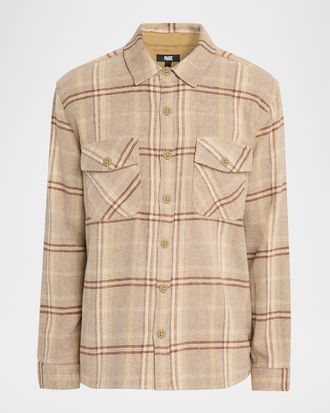 Paige Mens Seymore Brushed Twill Overshirt