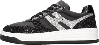 Hogan H630 Sneakers - Dames - Sneakers - Zwart - 35 EU - Leer - Schoenen