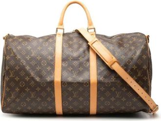 Louis Vuitton Pre-owned Keepall Bandouliere 55 - - Pre-owned - Donna - Marrone - ONE SIZE