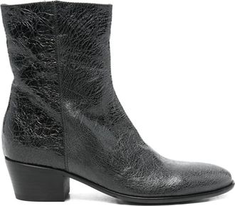 Fiorentini + Baker Matt zip-up boots - women - Rubber/Calf Leather/Leather/Calf Leather - 37 - Black