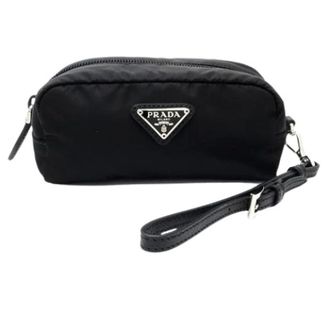 Prada Pre-owned Vintage Pouch - Dames - Pre-owned - Zwart - Maat: ONE Size Nylon