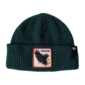Goorin Brothers Freedom Eagle Beanie - Dames - Hoeden - Groen - ONE Size - Accessoires