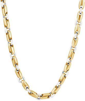 Pompeii3 Mens 14k Gold (110gram) or Platinum (206gram) 8mm Link Chain Necklace 24