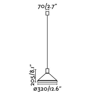 Faro Barcelona Kombo L&aacute;mpara Colgante Gris &Oslash;400 1l 68595-1l