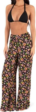 Hurley Hibiscus Dream Beach Pant In Black Floral