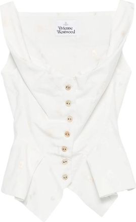 Vivienne Westwood Button Floral Vest