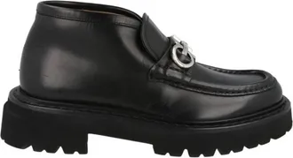 Ferragamo Geffer Gancini Wallabee Boots, Size 6.5