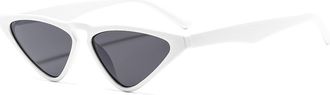Generic Mens Outdoor Driving Sunglasses Womens Commuting Vacation Sports Sun Glasses(White)