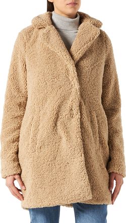 Noisy May Noisy may Womens Nmgabi L/S Jacket Noos Coat, Beige (White Pepper White Pepper), 8 (Size: XS)