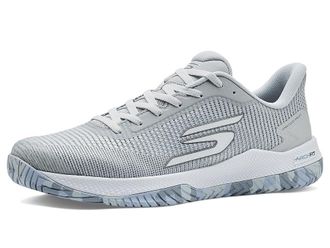 Skechers Pickleball Viper Court Pro 2.0 Sneaker Womens Shoes Light Gray : 9.5 B - Medium, Synthetic
