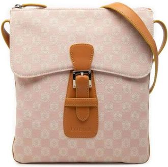 Loewe Pre-owned Canvas Crossbody Bag - Dames - Vintage Schoudertas - Roze - ONE Size - Leer - Vintage