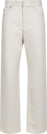 Fendi Wide Jeans, female, Beige, Size: 2XS Long Jeans