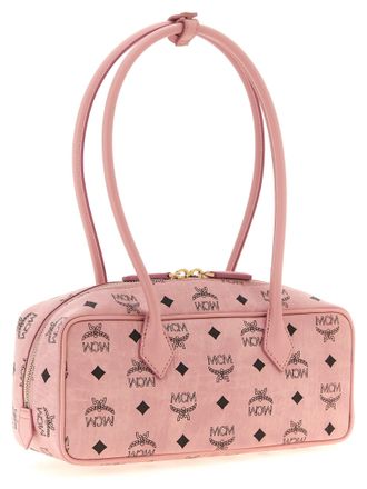 MCM Aren East West Shoulder Bag - Pink