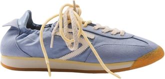 Puraai Schoenen, Dames, Blauw, 37 EU, Nylon, Panther Angel Sneakers