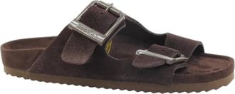 Colors Of California Ciabatta - Dames - Sandalen - Bruin - 36 EU - Leer - Schoenen
