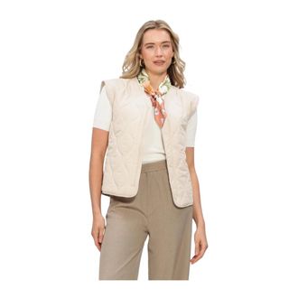 Ydence Ydence - Gilet Brynn - Dames - Jassen - Beige - Maat: M