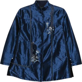 Shiatzy Chen Giacca Scope-of-Curve - Blu