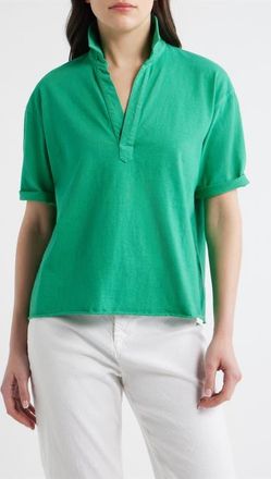 Frank & Eileen Patty Short Sleeve Popover in Birdie Green at Nordstrom, Size X-Small