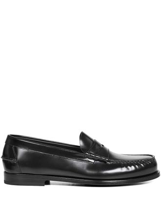 Churchs penny band stitched loafers - Black