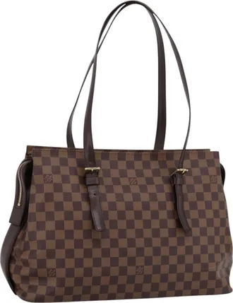 Louis Vuitton Chelsea Damier Brown Canvas Handbag (Pre-Owned)