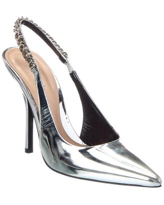 Gucci Signoria Leather Slingback Pump