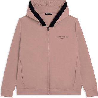Freddy Felpa donna con zip e cappuccio logato