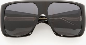 Victoria Beckham Oversized Soft Square Acetate Frame In Black