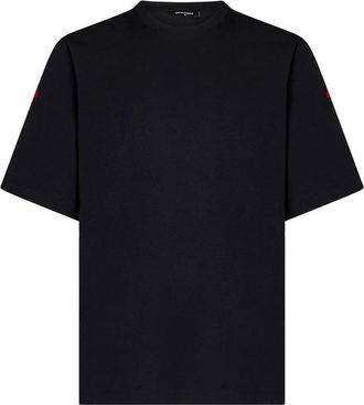 Dsquared2 DSquared2 Heren Horror Tekst Logo T-Shirt (Zwart)