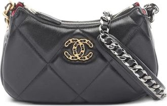 Chanel Borsa a spalla Chanel 19 piccola 2021 - Nero