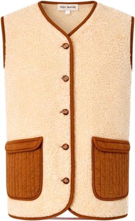 Lollys Laundry Heren Bodywarmers - Dames - Bodywarmers - Bruin - S - Jassen