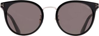 Tom Ford Smoke Round Unisex Sunglasses FT1244-K 01A 54