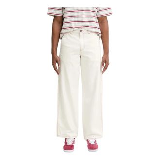 Dickies Broeken, Heren, Wit, W33 L32, Denim, Painter Denim