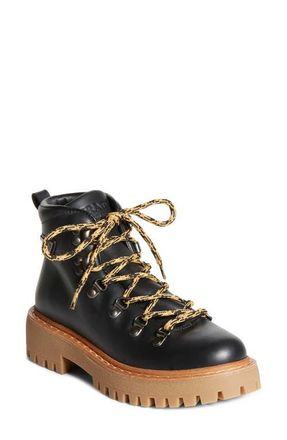 Prada St. Moritz Hiking Boot in Nero at Nordstrom, Size 6.5Us
