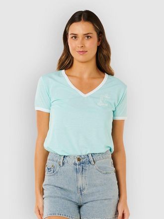 Rip Curl Hotel Malibu V-Neck Camiseta azul