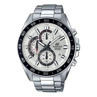 Casio EDIFICESeries Menses Mens Silver Analog EFV-550D-7AV