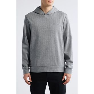 BOSS Seeger Cotton Blend Hoodie in Medium Grey at Nordstrom Rack, Size Xx-Large