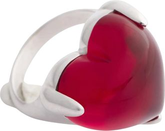 Ami Rings, female, Red, 54 MM, Red Heart Ring Jewelry