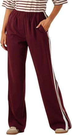 Catwalk Junkie Broeken, Dames, Rood, XL, Side Button Tracksuit Broeken